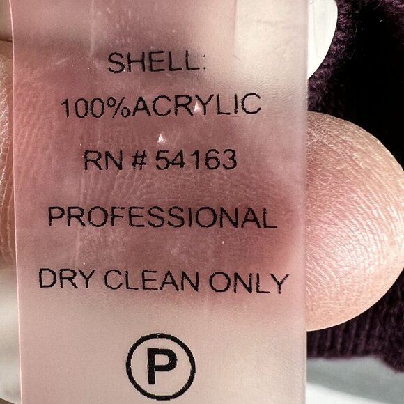 Calvin Klein Womens S Burgundy Ribbed Knit Cowl Neck Fit Flare Pleated Dress - Picture 15 of 16